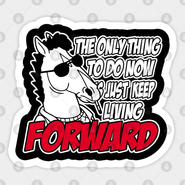 The only thing to do now... Sticker by carloj1956